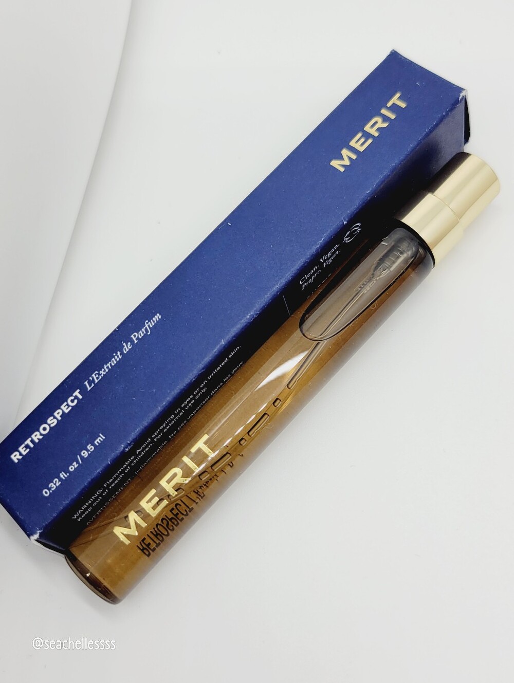 MERIT Retrospect L'Extrait de Parfum Rollerball - Amber/Gold